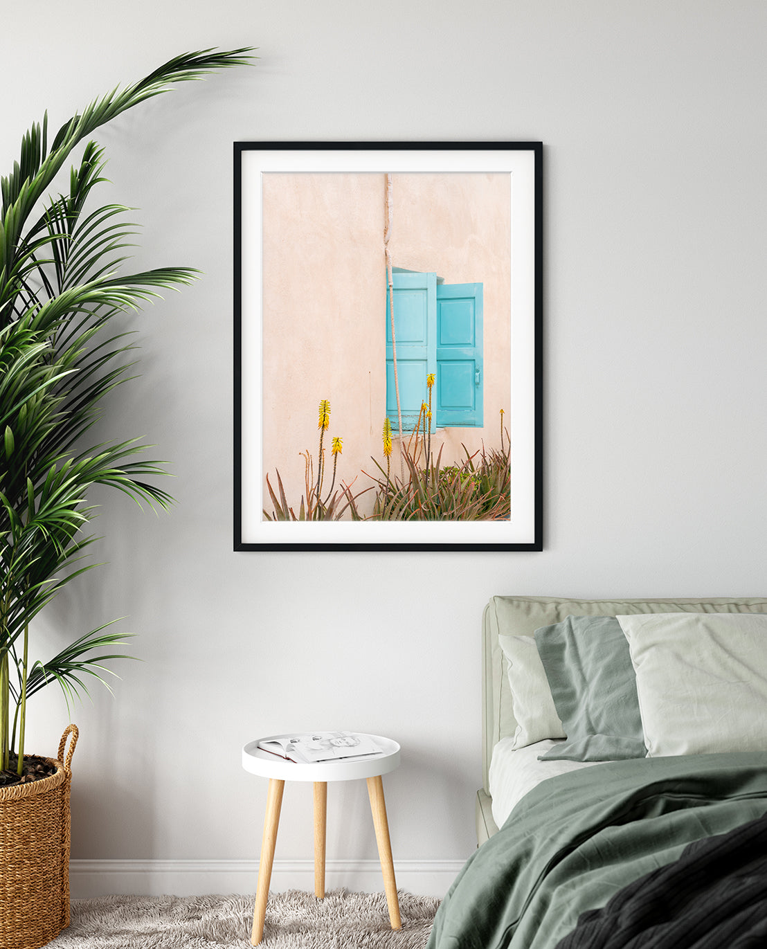 Colorful Architecture Santorini, Greece Art Print