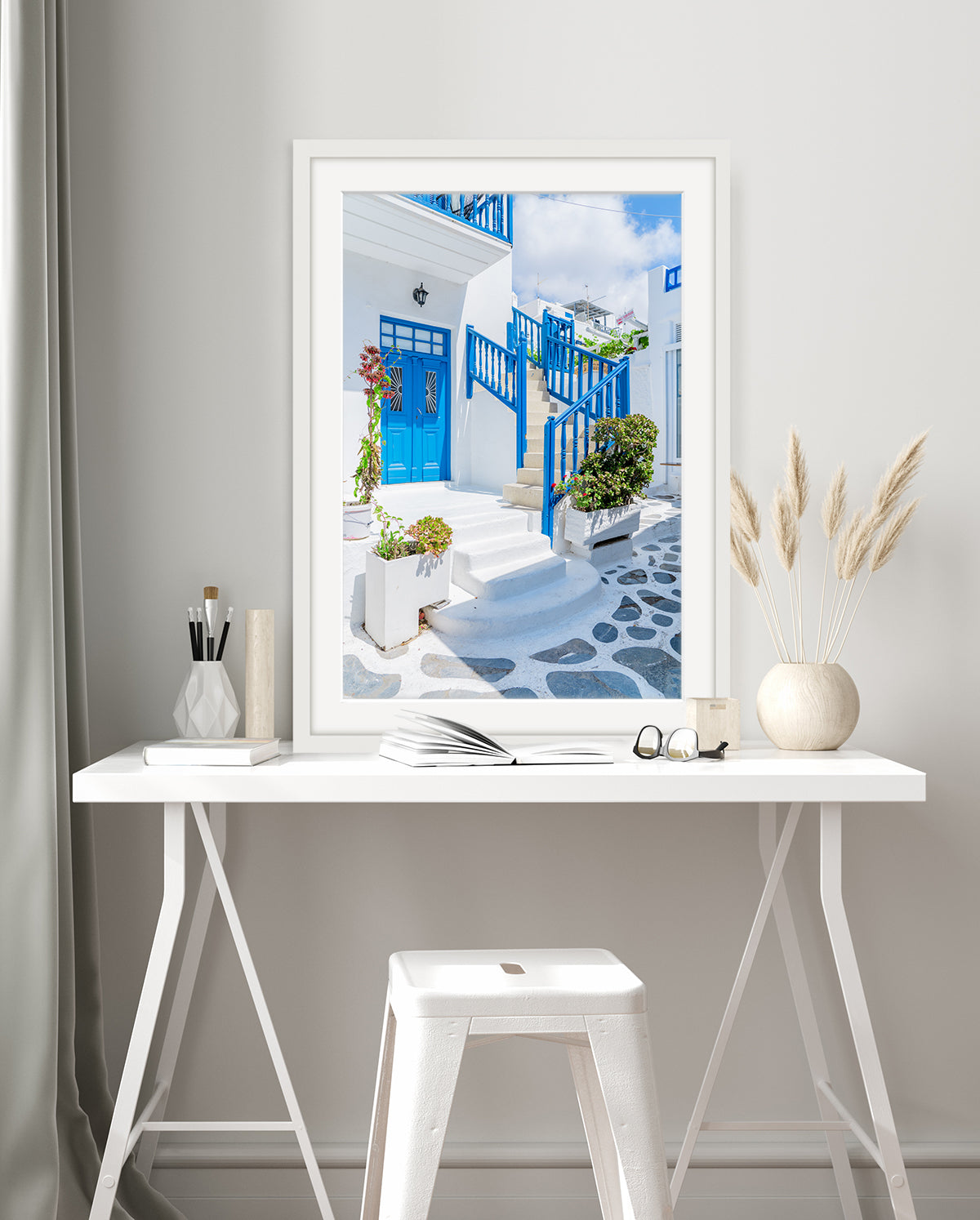 Blue Door in Mykonos