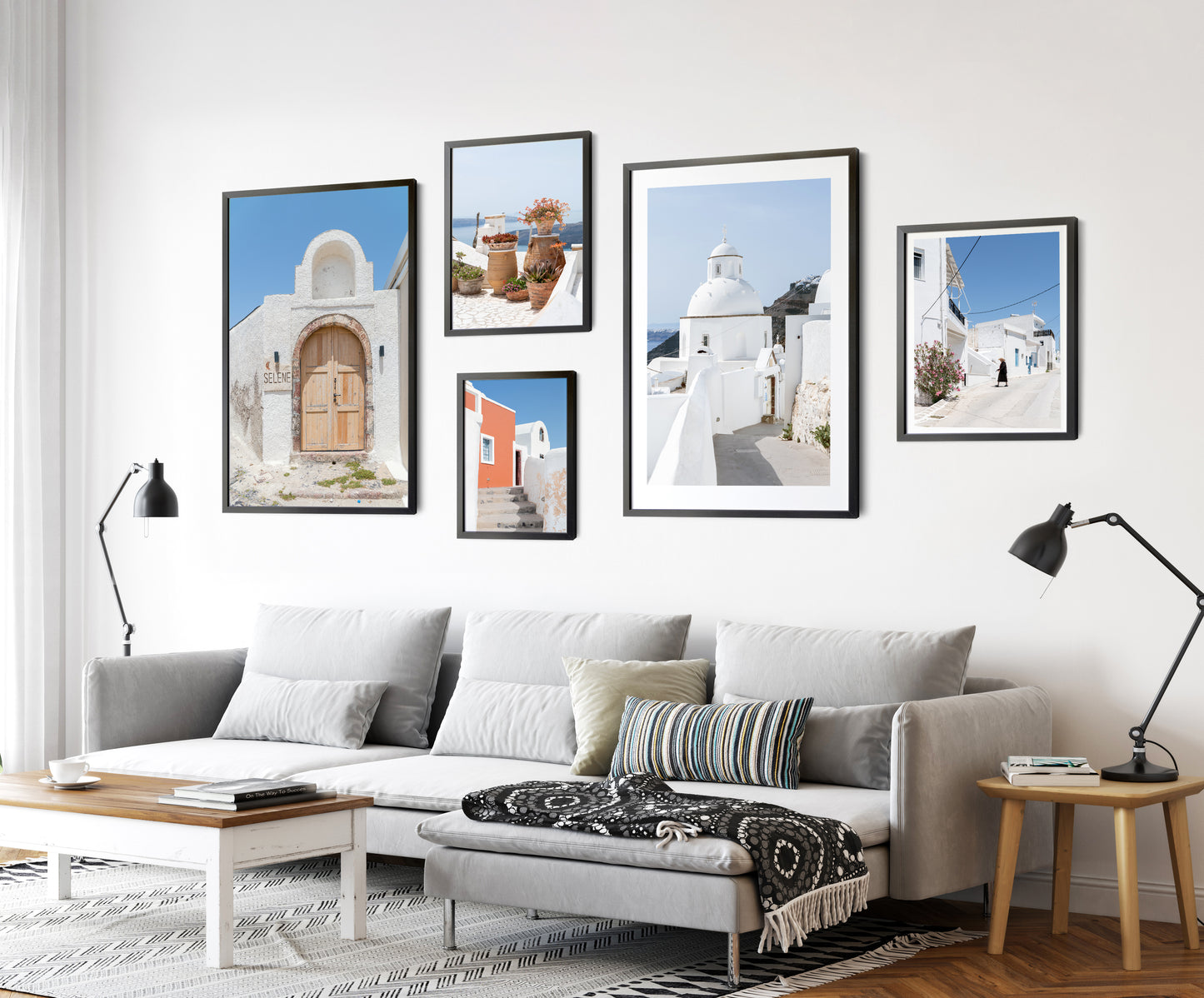 Colorful Greece Architecture Print