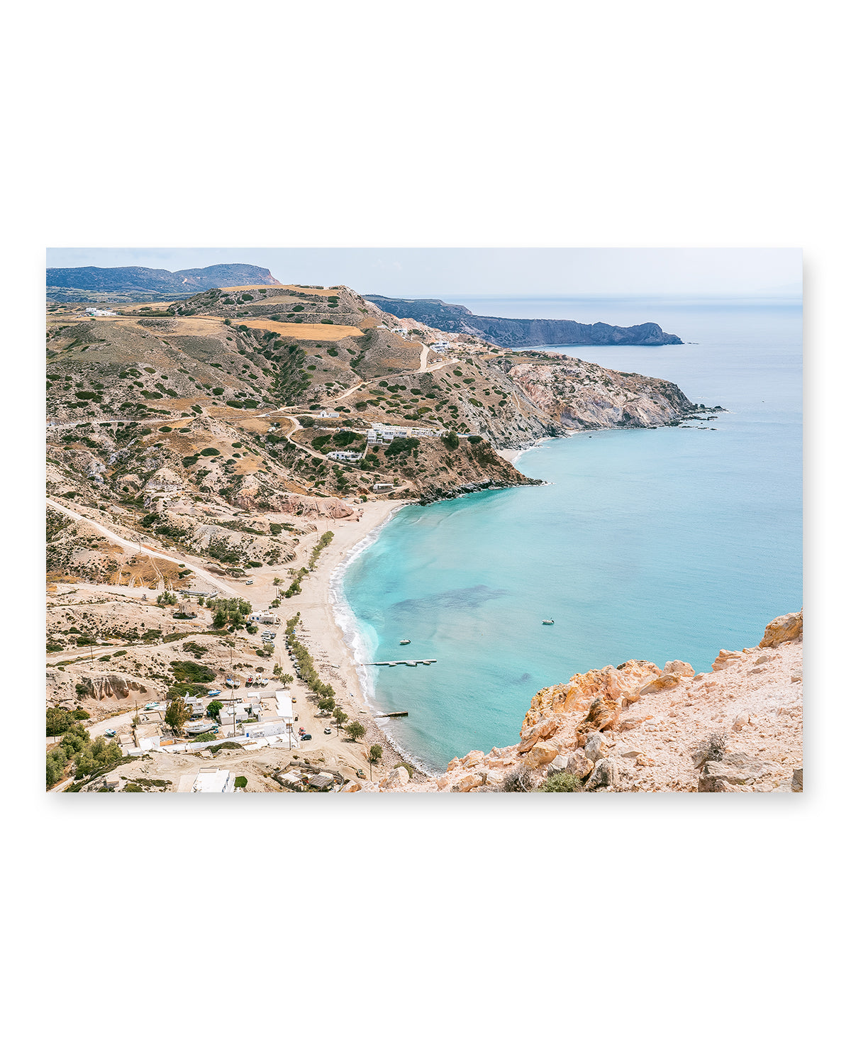 Milos Aegean sea, Mediterranean art, greek island photograph