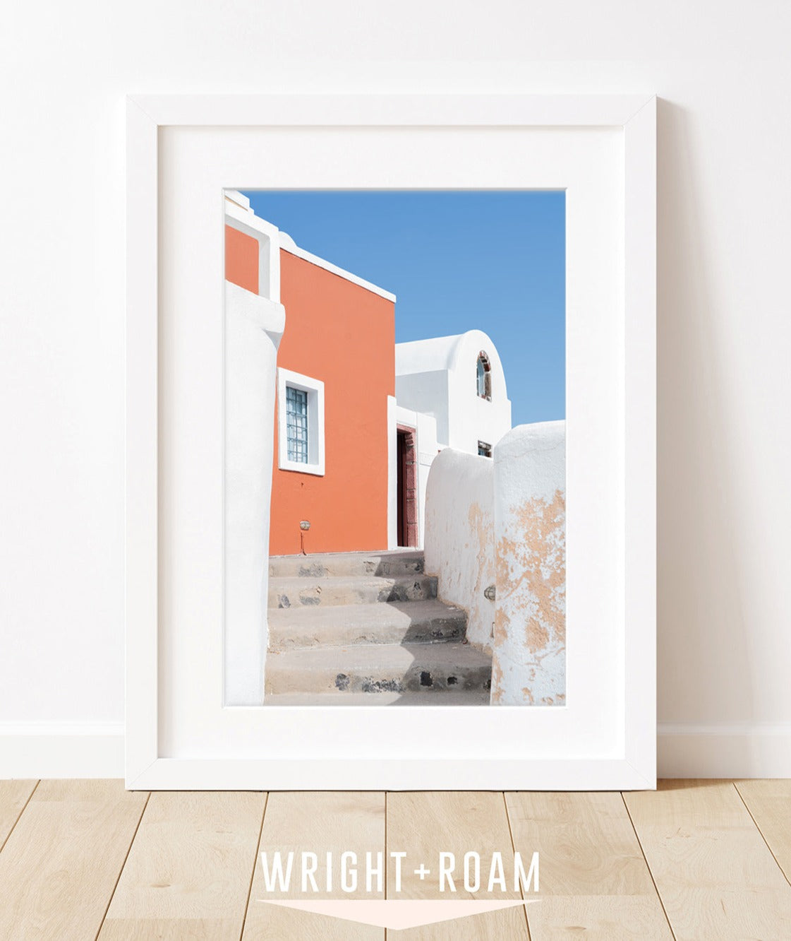 colorful greek architecture photography