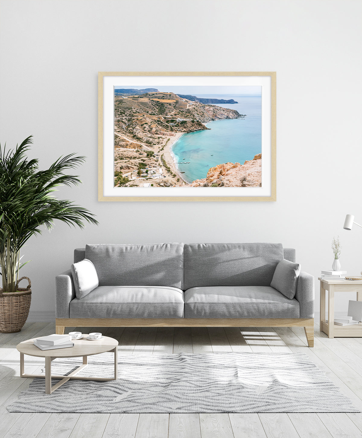 Aegean Sea Landscape Milos, Greece