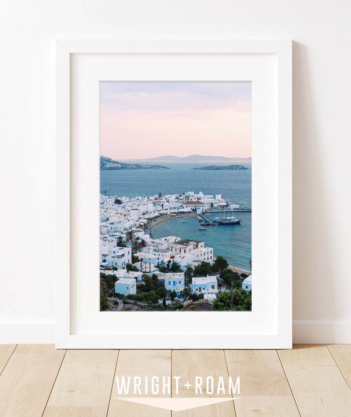 sunset mykonos, greece Art. Greek Islands Travel photography