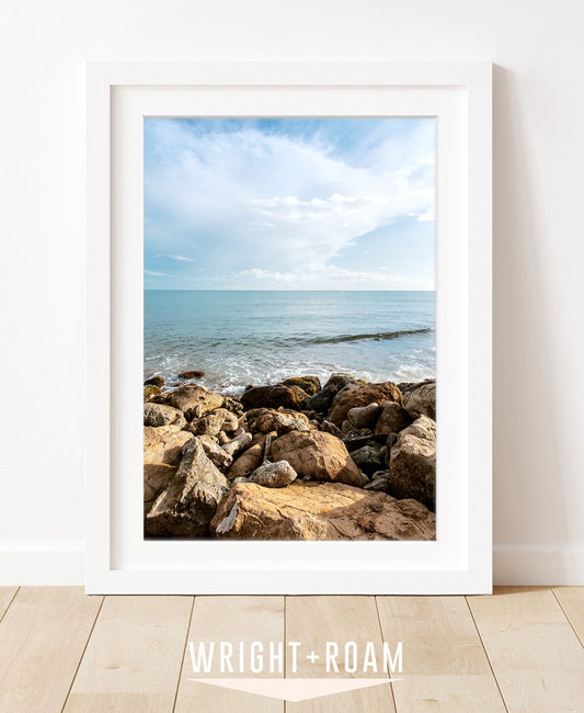 Beach photograph, puerto rico travel print