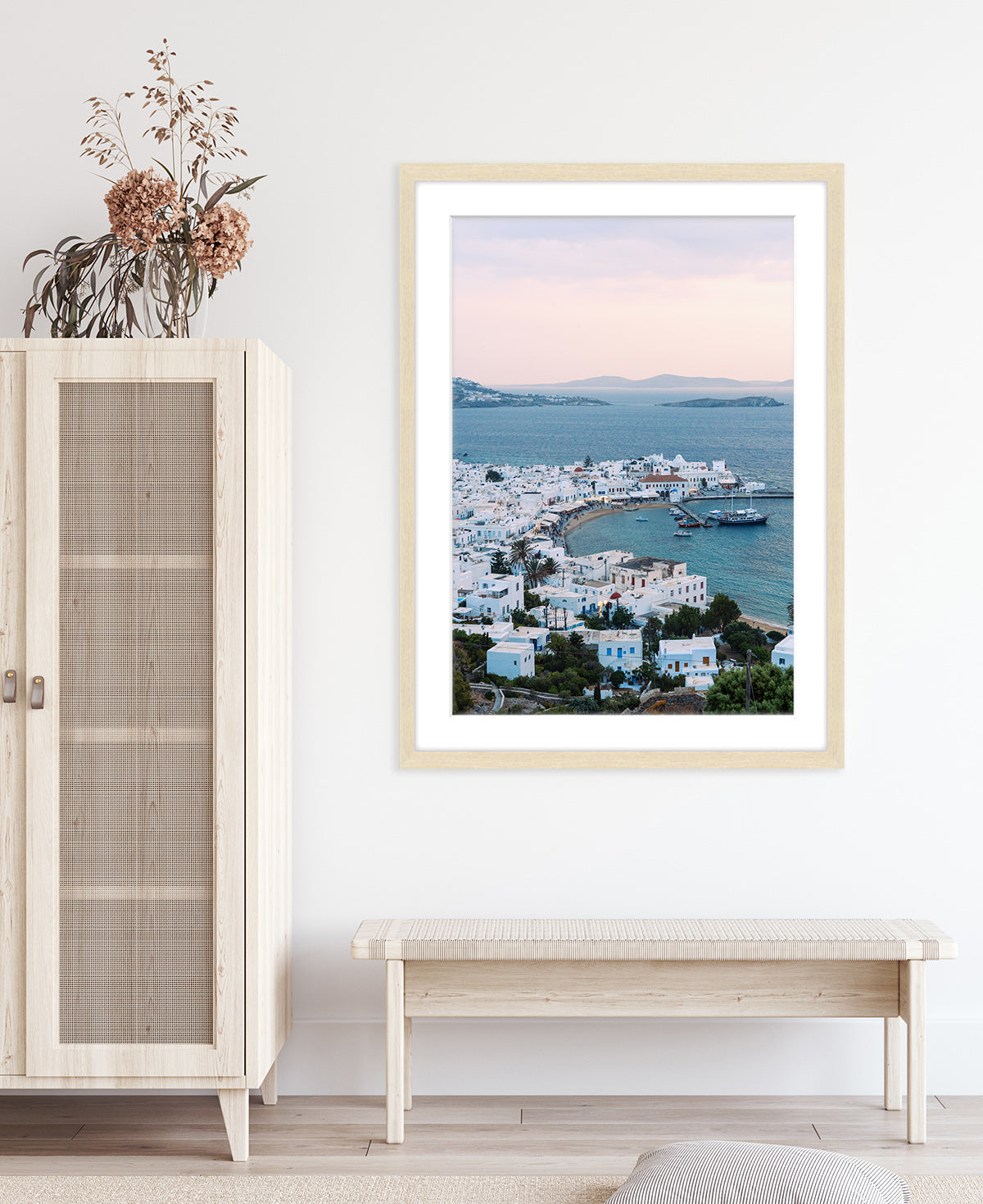 sunset mykonos, greece Art. Mediterranean Sea photograph