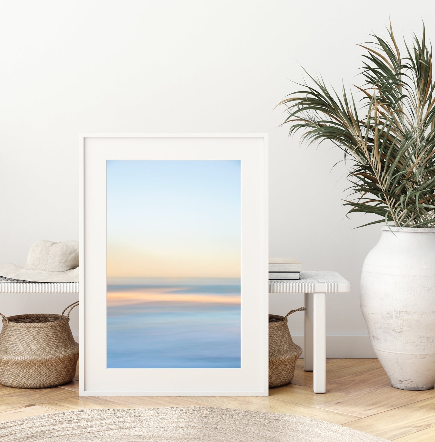 Boho Coastal Decor, Abstract Minimal Print, Beach Photograph