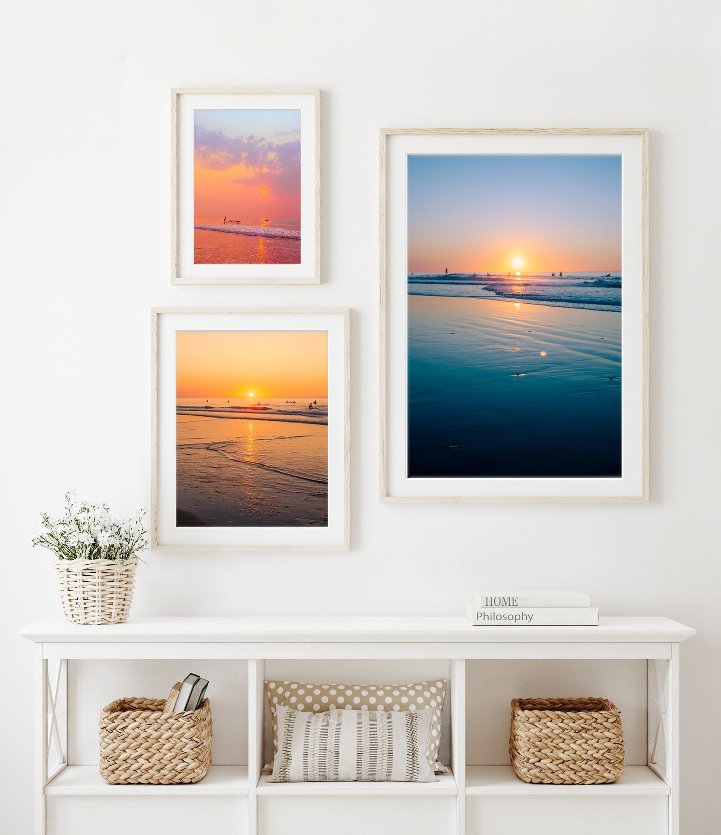 Colorful coastal beach house decor, wright and roam
