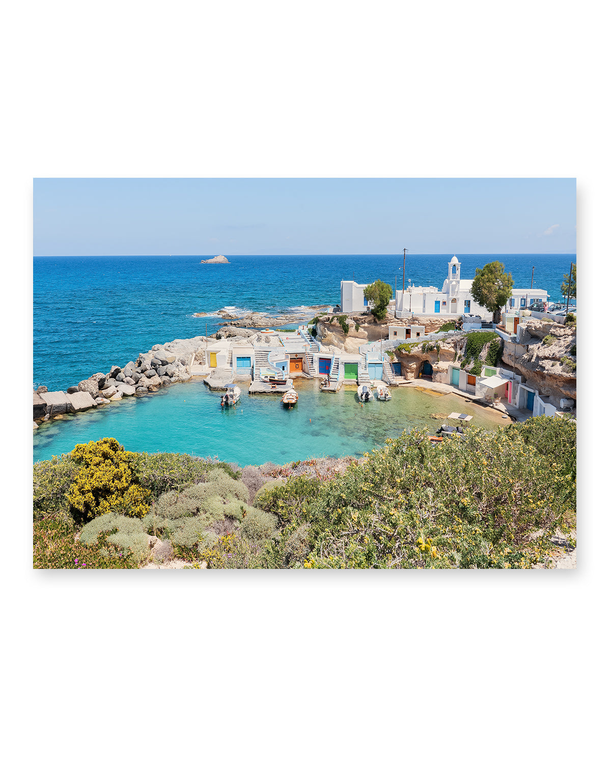 Mandrakia Fishing Village - Milos Greece photograph