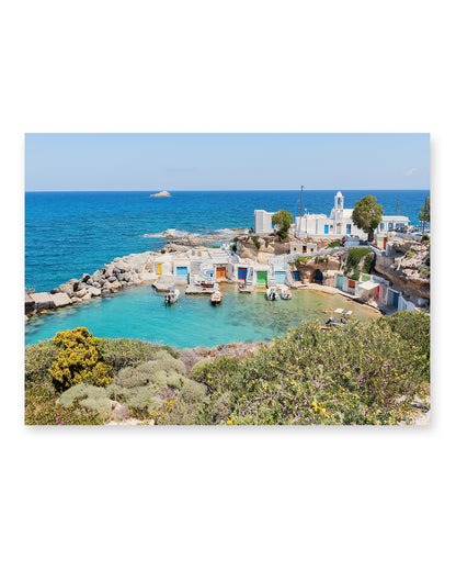 Mandrakia Fishing Village - Milos Greece photograph