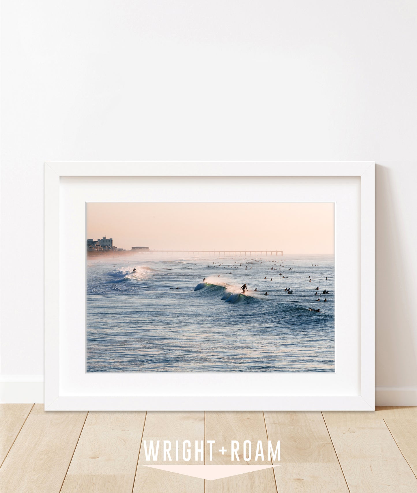 wrightsville beach waves surf print