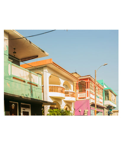 Travel photograph featuring colorful buildings in Old San Juan, puerto rico