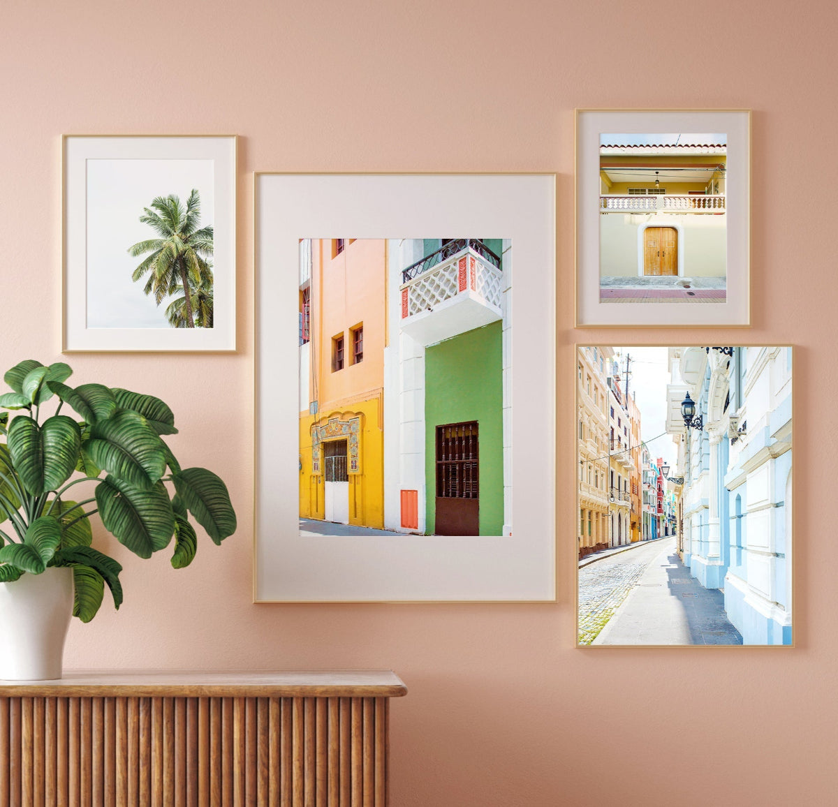 colorful puerto rico framed photographs
