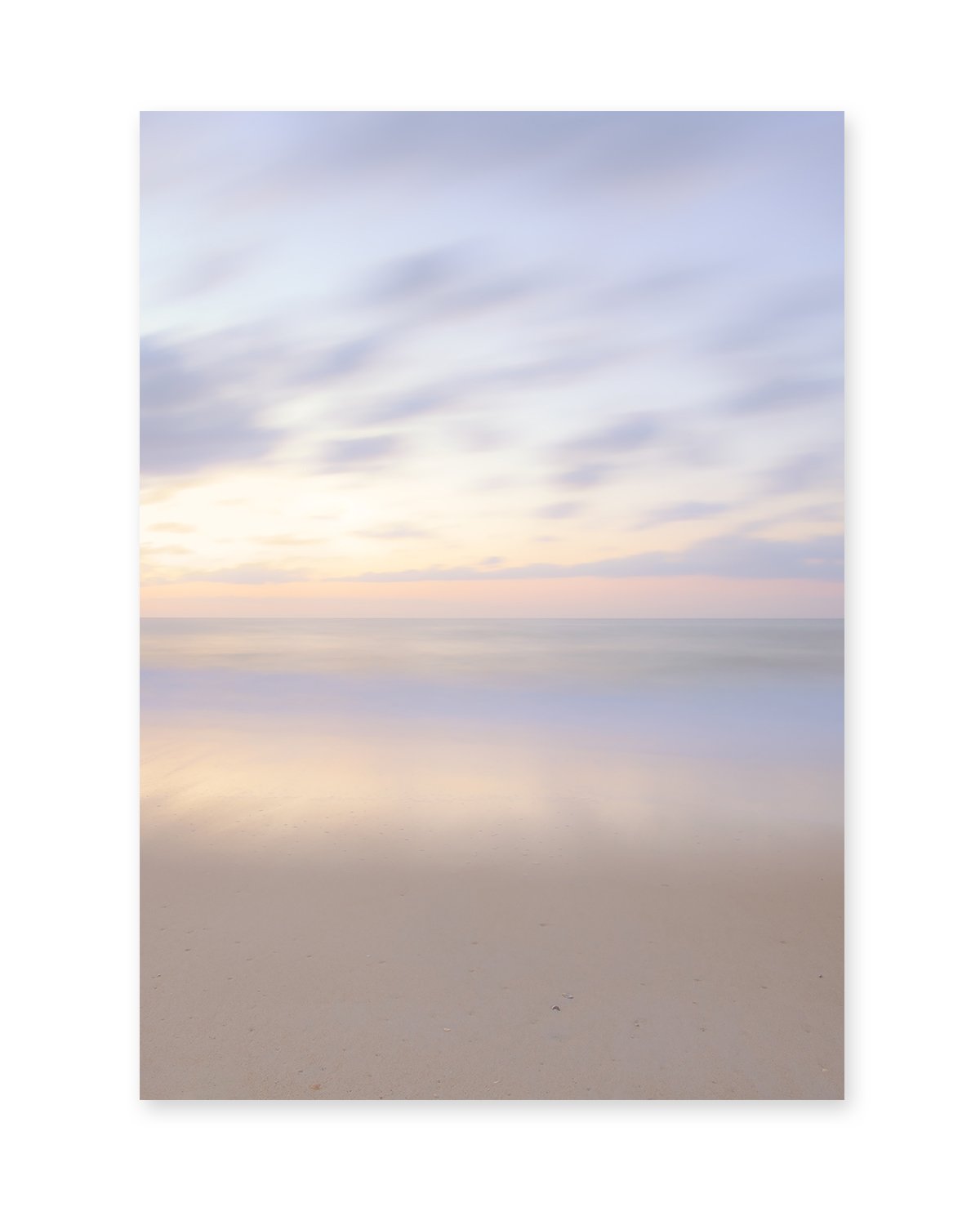 Neutral Abstract Minimal Art Print, Ocean Print, by Wright and Roam