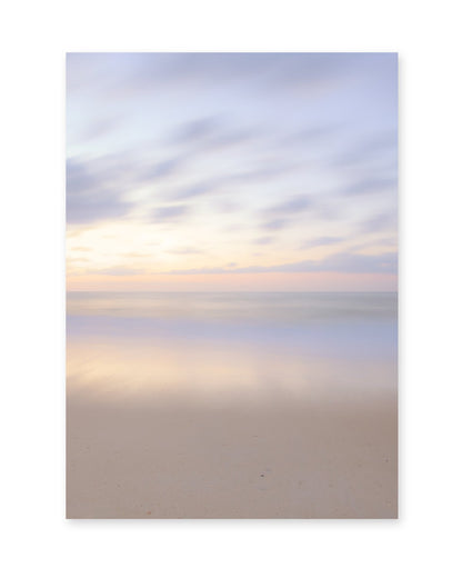 Neutral Abstract Minimal Art Print, Ocean Print, by Wright and Roam