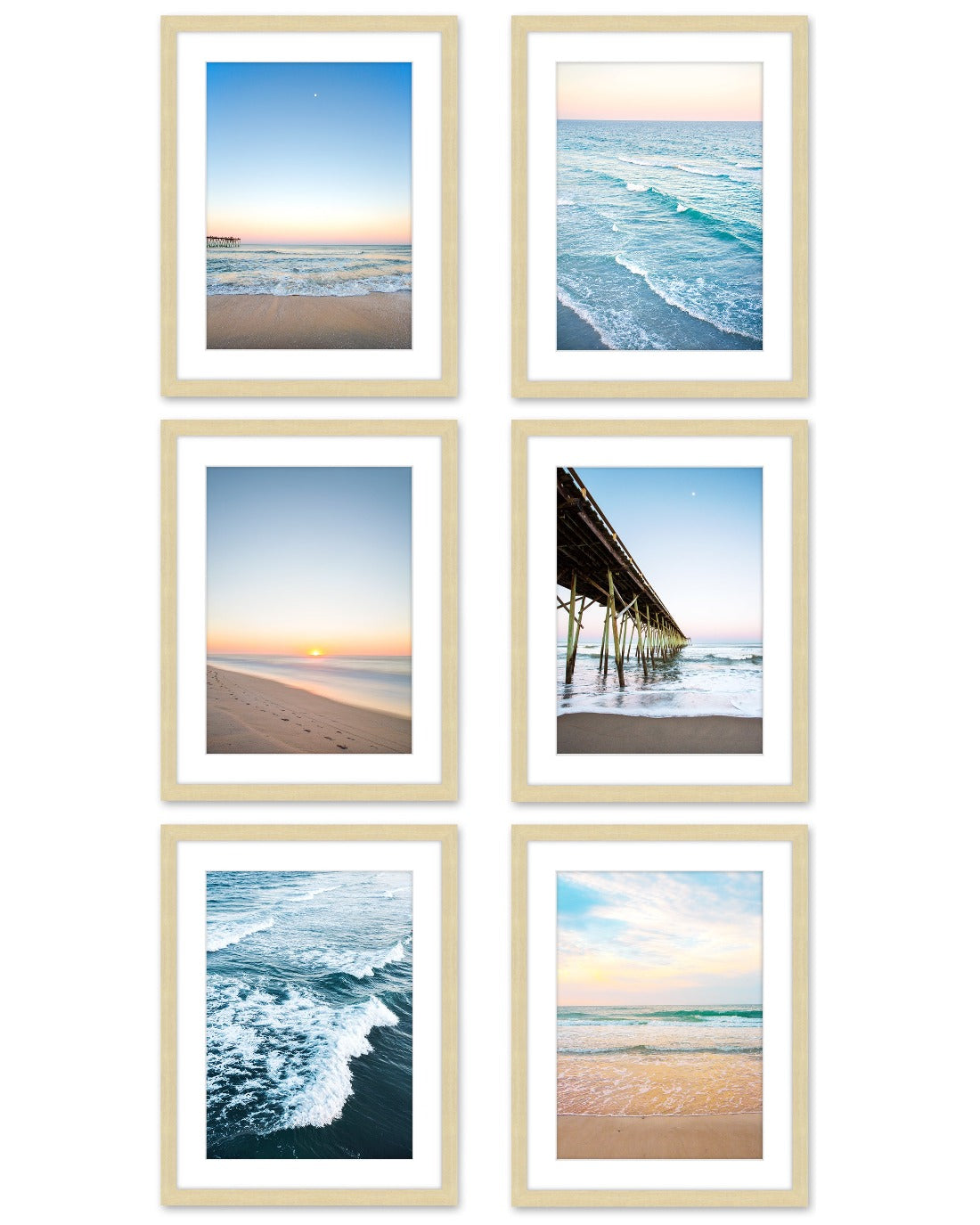 blue-beach-prints-set-of-6-gallery-wall-wright-roam for Free Printable Coastal Wall Art Blue Beach Prints, Set of 6, Gallery Wall – Wright + Roam for Free Printable Coastal Wall Art